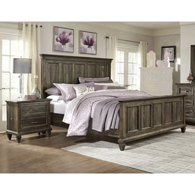 Magnussen Home Calistoga 2pc Bedroom Set with King Panel Bed