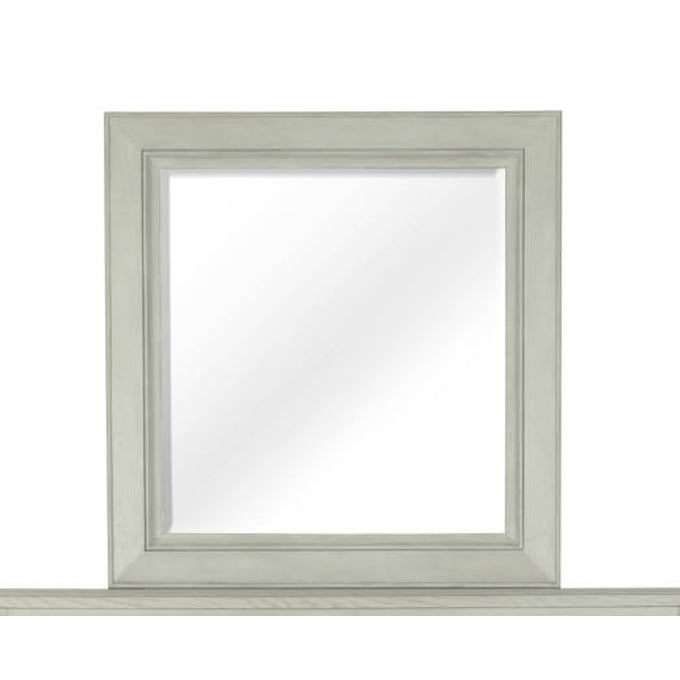 Magnussen Home Raelynn White Portrait Concave Framed Mirror MG-B4220-42