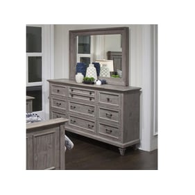 Magnussen Home Lancaster Wood Dresser and Mirror