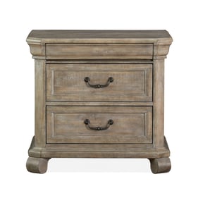 Magnussen Home Tinley Park Dovetail Grey Drawer Nightstand