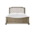 Wood King Bed Shaped Footboard SU