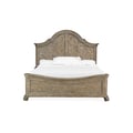 Wood Queen/King Bed Shaped Rails SU