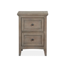 Magnussen Home Paxton Place Dovetail Grey Small Drawer Nightstand