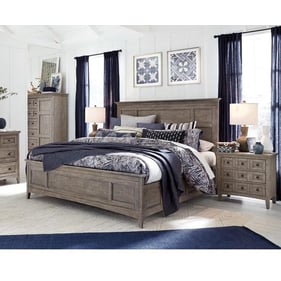 Magnussen Home Paxton Place Dovetail Grey 2pc Bed Set with Queen Panel Bed