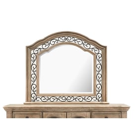 Magnussen Home Marisol Wood Shaped Mirror