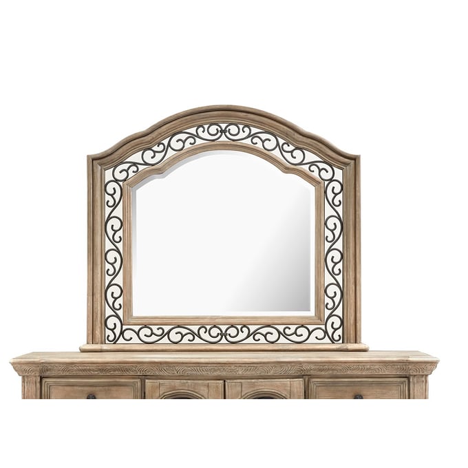 Magnussen Home Marisol Wood Shaped Mirror MG-B5132-45