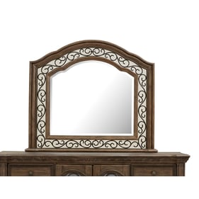 Magnussen Home Durango Wood Shaped Mirror