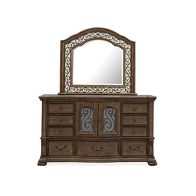 Magnussen Home Durango Wood Dresser and Mirror