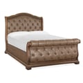 Wood Queen/King Sleigh Bed Rails SU