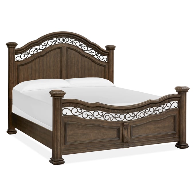 Magnussen Home Durango Wood 2pc Cal King Panel Bedroom Set MG-B5133-72-CKSL-BR-S9