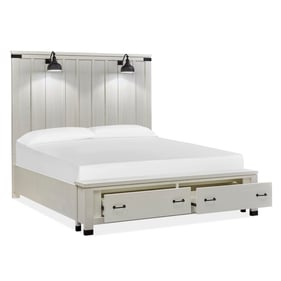 Magnussen Home Harper Springs Wood Queen Panel Storage Bed