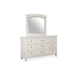 Magnussen Home Willowbrook Wood Dresser and Mirror