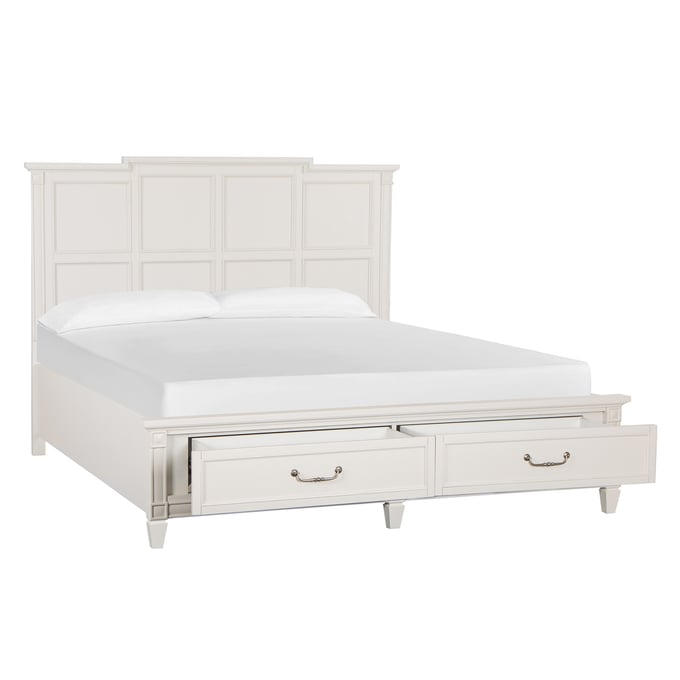 Magnussen Home Willowbrook Wood Cal King Panel Storage Bed MG-B5324-75-CKPSBED