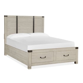 Magnussen Home Chesters Mill Wood Queen Panel Storage Bed