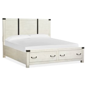 Magnussen Home Chesters Mill Wood King Panel Storage Bed