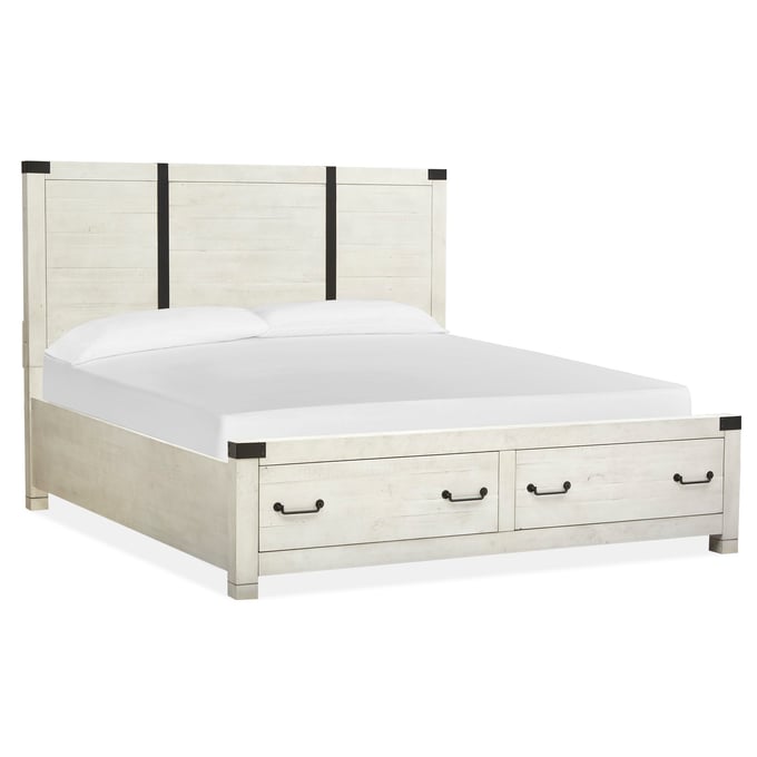 Magnussen Home Chesters Mill Wood King Panel Storage Bed MG-B5405-64-KPSBED