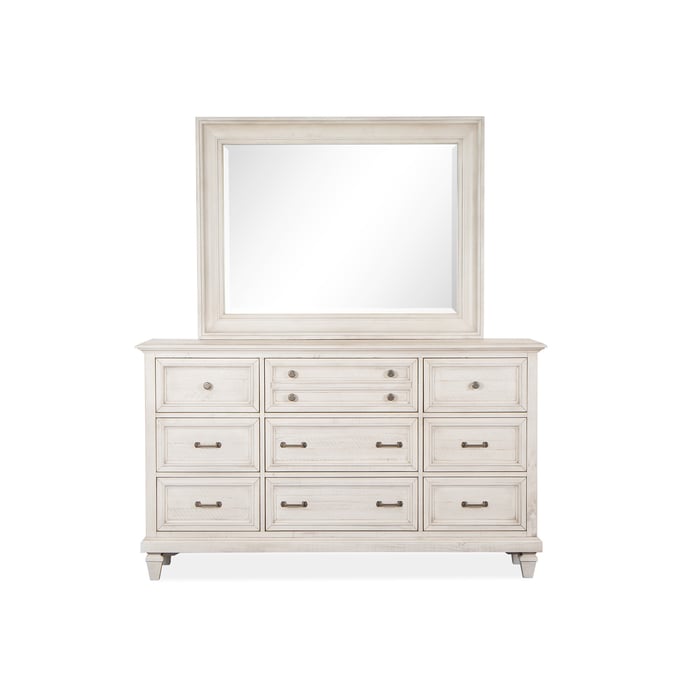 Magnussen Home Newport Wood Dresser and Mirror MG-B5430-20-40-DRMR