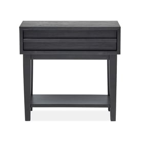 Magnussen Home Lindon Wood Dark Open Nightstand