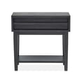 Wood Dark Open Nightstand KD