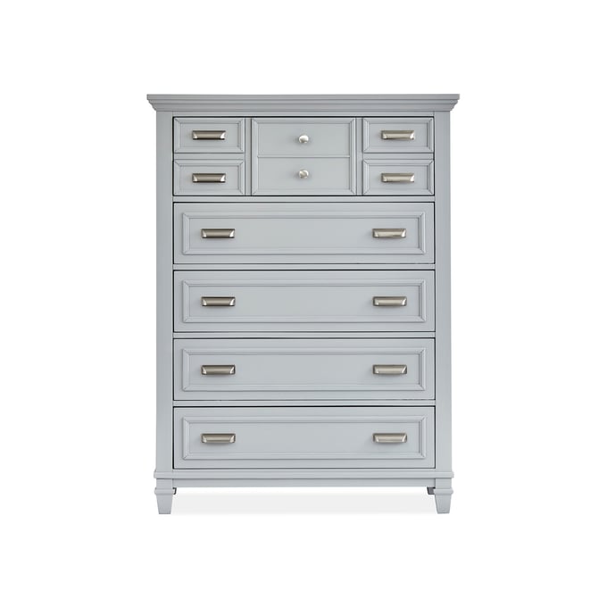 Magnussen Home Charleston Grey Wood Drawer Chest MG-B5611-10GY