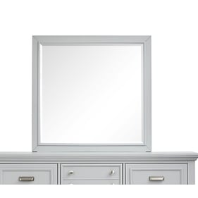 Magnussen Home Charleston Grey Wood Landscape Mirror