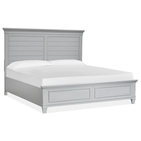 Magnussen Home Charleston Grey Wood Queen Panel Bed