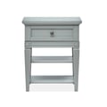 Wood Open Nightstand KD