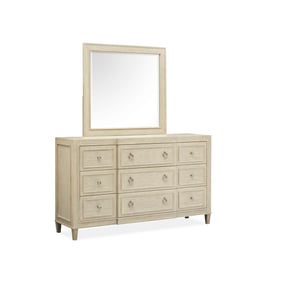 Magnussen Home Sheridan Wood Dresser and Mirror