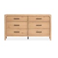 Wood Double Drawer Dresser SU