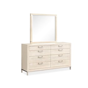 Magnussen Home Addison Lane White Dresser and Mirror