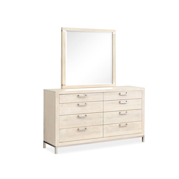 Magnussen Home Addison Lane White Dresser and Mirror MG-B5788-DRMR