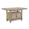 Wood Rectangular Counter Table Base KD