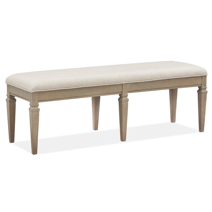 Magnussen Home Lancaster Wood Bench with Upholstered Seat MG-D4352-68