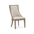 Wood Dining Arm Chair w/Upholstered Seat & Back (2/ctn) KD