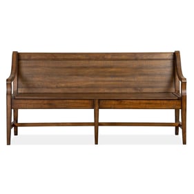 Magnussen Home Bay Creek Toasted Nutmeg Bench