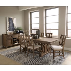 Magnussen Home Bay Creek Toasted Nutmeg 7pc Dining Room Set