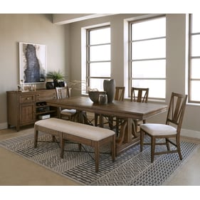 Magnussen Home Bay Creek Toasted Nutmeg 6pc Dining Room Set