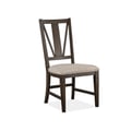 Wood Dining Side Chair w/Upholstered Seat (2/ctn) KD