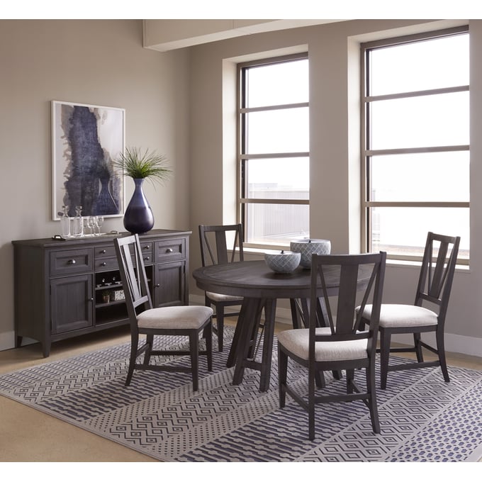 Magnussen Home Westley Falls Graphite 5pc Dining Room Set MG-D4399-DR-S4