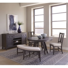 Magnussen Home Westley Falls Graphite 4pc Dining Room Set