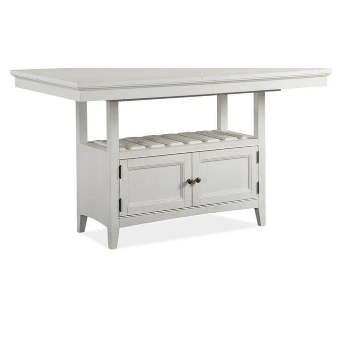 Magnussen Home Heron Cove White Counter Dining Table Base MG-D4400-42B