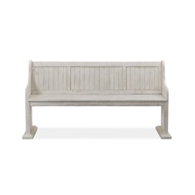 Magnussen Home Bronwyn Alabaster Bench