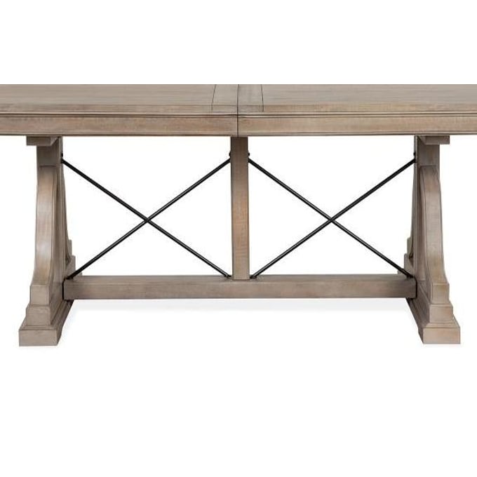 Magnussen Home Paxton Place Dovetail Grey Trestle Dining Table Base MG-D4805-25B