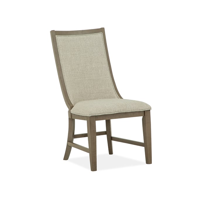 2 Magnussen Home Paxton Place Wood Upholstered Host Side Chairs MG-D4805-66