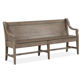 Magnussen Home Paxton Place Dovetail Grey Bench