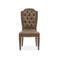 Wood Dining Side Chair w/Upholstered Seat & Back (2/ctn) KD