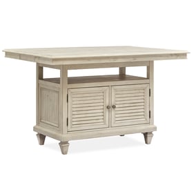 Magnussen Home Newport Wood Rectangular Counter Table