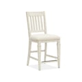 Wood Counter Dining Chair w/Upholstered Seat (2/ctn) KD