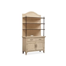 Magnussen Home Harlow Wood Buffet and Hutch