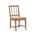 Wood Dining Side Chair w/Paper Cord Seat (2/ctn) KD